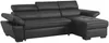 Vente-unique - Ecksofa Leder mit Schlaffunktion - Ecke Rechts - Anthrazit - JONOVA Bild 5