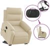 vidaXL Elektrischer Massagesessel mit Aufstehhilfe Creme Stoff 3205025 Bild 5