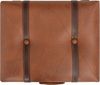 vidaXL Hocker mit Stauraum 40 cm Hellbraun Kunstleder 247530 Bild 5
