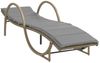 vidaXL Sonnenliegen 2 Stk. mit Auflagen Beige Poly Rattan 3277311 Bild 3