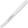 Landshop24 Brötchenmesser Brotmesser Tomatenmesser Tafelmesser 6er Set weiß, Edelstahl (Spezialstahl 1.4116) konisch geschliffen Bild 3
