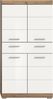 INOSIGN Midischrank Siena, Breite 74cm, 4 Türen, 1 Schubkasten, 4 Fächer, MDF-Front in verschiedenen Farben erhältlich, Badmöbel, Badschrank, Schrank, Bad Bild 4