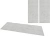 Kurzflor Bettumrandung Pure - grau - 70x140/70x140/70x230 cm Bild 4