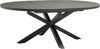 Destiny Garten-Essgruppe GARDA ARONA 4 HL + Ausziehtisch Ø145/199cm, anthrazit, (Set, 9-tlg, 4 Hochlehner stufenl. verstelb. ink. Polster 1 Tisch m. Synchronauszug), Aluminium Bild 3