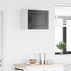 vidaXL Wandschrank PORTO Schwarz 50 x 31 x 40 cm Holzwerkstoff 885247 Bild 4