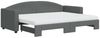 vidaXL Tagesbett Ausziehbar mit Matratzen Dunkelgrau 80x200 cm Stoff 3197202 Bild 2