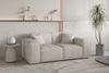 Sofa Designersofa CELES PREMIUM 2-Sitzer in Stoff Scala Hellbeige Bild 5