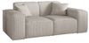 Sofa Designersofa CELES PREMIUM 2-Sitzer in Stoff Scala Hellbeige Bild 4
