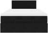 vidaXL Ottoman-Bett mit Matratze Schwarz 120x200 cm Samt 3311767 Bild 5