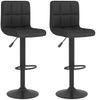 vidaXL Barhocker 2 Stk. Schwarz Stoff 334288 Bild 2