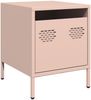 vidaXL Nachttisch Rosa 35x39x43,5 cm Stahl 851246 Bild 2