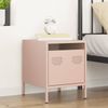 vidaXL Nachttisch Rosa 35x39x43,5 cm Stahl 851246 Bild 3