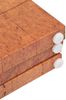 vidaXL Raumteiler klappbar 120 x 170 cm Weltkarte Gelb 245877 Bild 5