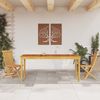 vidaXL Garten-Esstisch 180x90x75 cm Massivholz Akazie 366371 Bild 2