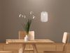 LED Pendelleuchte einflammig Kristall Glasschirm in Weiß, Ø 20cm Bild 5