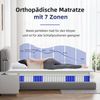 Taschenfederkernmatratze HOM Plus 7 Zonen Federkernmatratze, Luxus matratze, HOMAVO, 25 cm hoch, (Zertifizierte Qualität, passt sich dem Körper an und reduziert Druckpunkte), beidseitig nutzbar, orthopädisch Bild 2