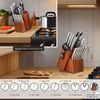 RAXCO 18-teiliger Edelstahl Messerblock mit Steakmessern und Schärfer Bild 2