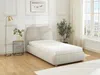 Vente-unique - VANARI Bett Stoff Beige - B 220 cm x H 95 cm x L 111 cm Bild 1