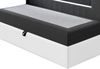 Boxspringbett 'Gladino Junior 2' schwarz 80x200 cm Bild 4
