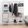 Breiter XXL Kleiderschrank Metall Regal Kleiderstange 178x148x44,5cm Faltschrank Bild 2