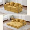 2-Sitzer Sofa B 162 x T 78 x H 66 cm aus Chenille, modular Bild 3