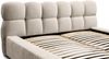 Polsterbett Doppelbett GROVE 180x200cm in Stoff Ditra Beige Bild 4