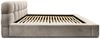 Polsterbett Doppelbett GROVE 180x200cm in Stoff Ditra Beige Bild 3