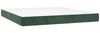 vidaXL Boxspringbett mit Matratze Dunkelgrün 160x200 cm Samt 3132930 Bild 5