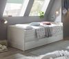 Funktionsbett >Lepini< Liegefläche 90/180x200cm, Schübe, Weiß Dekor - 204x67x97cm (BxHxT) Bild 2