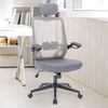 SVITA SAM Bürostuhl Schreibtischstuhl ergonomisch verstellbar Rollen Grau Bild 3