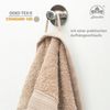 leevitex® Saunatuch Frottee XXL, (1-St), 80 x 200 cm, extra groß & saugfähig, Sand/Cappuccino Bild 3
