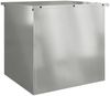 vidaXL Gartenlagerkissenbox Stahl 55 x 50,5 x 50 cm Silber 874579 Bild 2