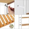 SONGMICS Badezimmerregal, Bambus natur / weiß, 60 x 26 x 130 cm Bild 3