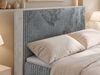 Boxspringbett mit Bettkasten NORDIC KING 180 x 200 cm, 7-Zonen Multipocket-Matratzen H3 und Topper T25, zwei Bettkästen, holz Optik, gepolstertes Kopfteil - Grau Cord Bild 5