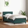 vidaXL Boxspringbett mit Matratze & LED Dunkelgrün 80x220 cm Samt 3317100 Bild 4