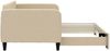 vidaXL Tagesbett Ausziehbar Creme 90x200 cm Stoff 3196820 Bild 4