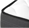 Vente-unique - AMBRACIE Matratze Stoff Weiß - B 160 cm x H 5 cm20 cm x L 200 cm Bild 4