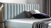 99rooms Arizona Boxspringbett 200x200 cm Velours MONOLITH Silber Bild 4