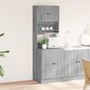 vidaXL Küchenschrank Grau Sonoma 60x50x180 cm Holzwerkstoff 3276642 Bild 3