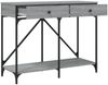 Konsolentisch, Beistelltisch, Konsole Grau Sonoma 100x39x78,5 cm Holzwerkstoff Bild 5