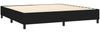Boxspringbett mit Matratze & LED Stoff Schwarz 200x200 cm, Härtegrad: H2 [3135143] Bild 5