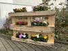 12er Set Zink Paletten Blumenkästen - Einsatz 38cm groß Silber - aus Metall verzinkt - Zinkkasten Pflanzkasten Balkonkasten Blumentopf für Europaletten Bild 5