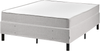 Boxspringbett ohne Kopfteil Stoff COUNTESS 120 x 200 cm Hellgrau Bild 5