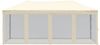 vidaXL Partyzelt Faltbar mit Seitenwänden Creme 3x6 m 93550 Bild 3