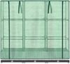 vidaXL Hochbeet mit Gewächshaus-Aufsatz Rattan-Optik 120x40x123 cm 4015839 Bild 4