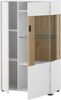 INOSIGN Stauraumvitrine Hudson in moderner Trendfarbe, Griffe aus Metall (Schwarz), Höhe 125 cm Bild 4