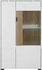INOSIGN Stauraumvitrine Hudson in moderner Trendfarbe, Griffe aus Metall (Schwarz), Höhe 125 cm Bild 3