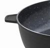 Elo Schmorpfanne Siloncast Pfanne mit Gegengriff, Aluminiumguss (1-tlg), antihaftbeschichtet, hitzeisolierender Stiel, Gegengriff Bild 4