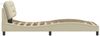 vidaXL Bettgestell ohne Matratze "Hvar" Creme 90x200 cm Stoff 3207749 Bild 5