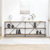 vidaXL Konsolentisch mit Regal Kunsthandwerk Eiche 200 x 30 x 75 cm 863446 Bild 4